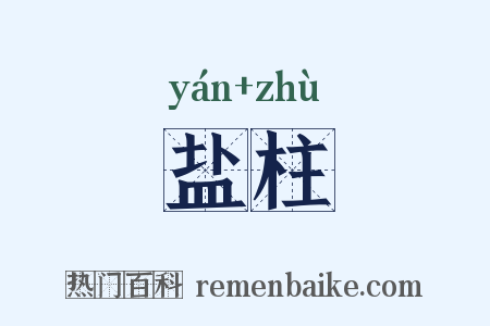 盐柱是什么意思的图片